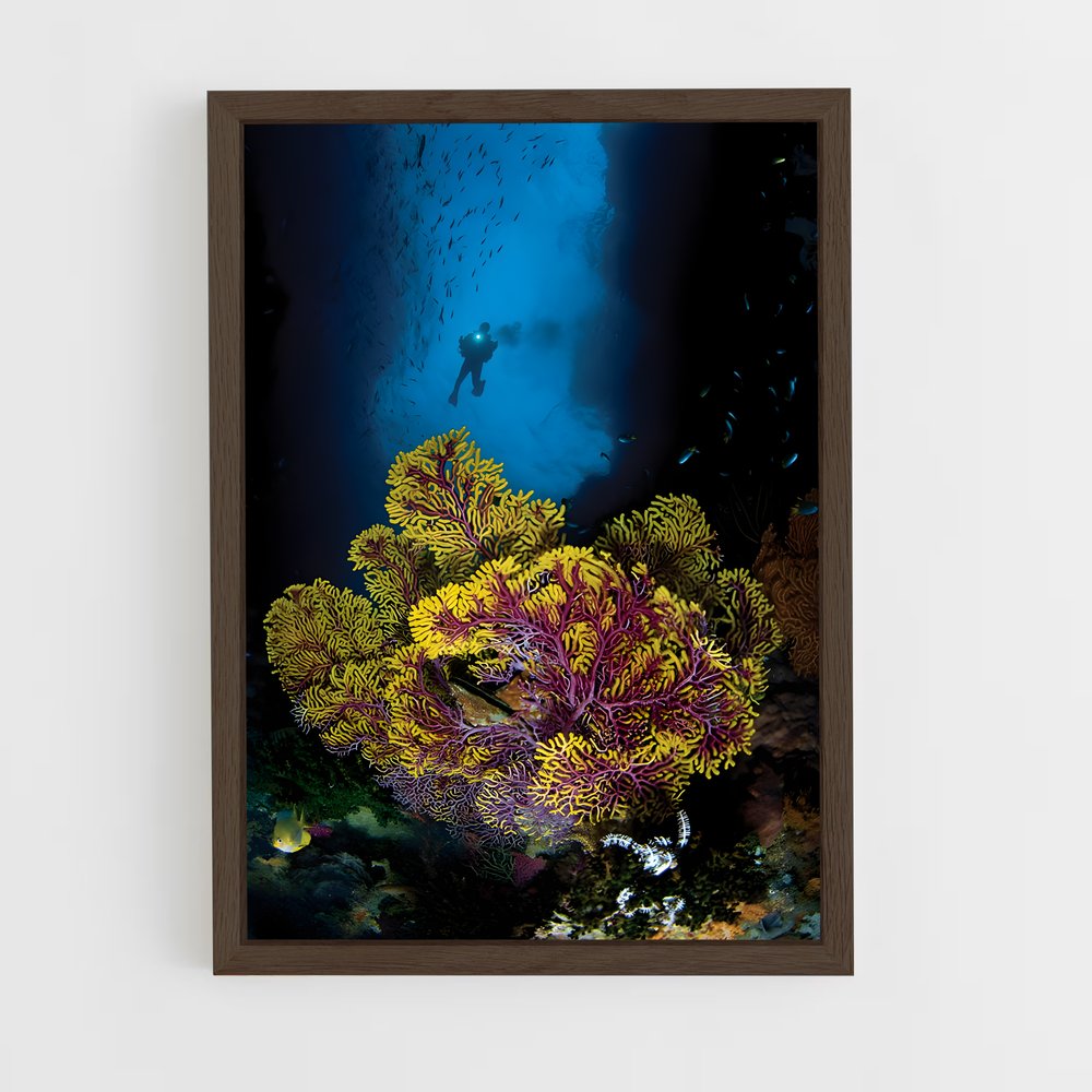 Poster Coral Symphony – affiche Plongée sous-marine (vue 5)